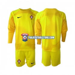 Camiseta 1ª Portugal Portero Niño Copa Mundial 2022 ML