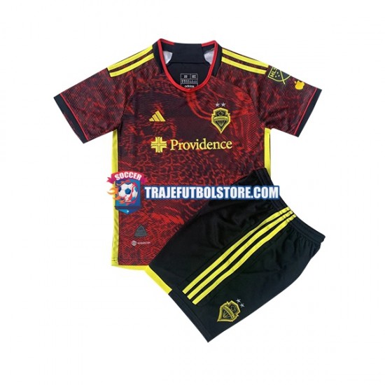 Camiseta 2ª Seattle Sounders FC Niño 2023 Manga Corta