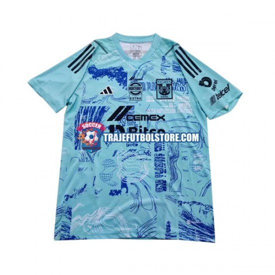 Camiseta 1ª Tigres UANL Earth Day Portero Hombre 2023-2024 Manga Corta