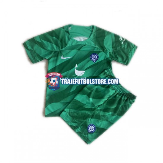 Camiseta 2ª Atlético Madrid Portero Niño 2023-2024 Manga Corta