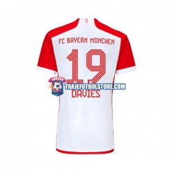 Camiseta 1ª Bayern de Múnich Alphonso Davies 19 Hombre 2023-2024 Manga Corta
