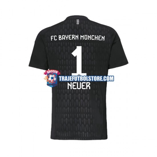 Camiseta 1ª Bayern de Múnich Manuel Neuer 1 Portero Hombre 2023-2024 Manga Corta