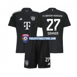 Camiseta 1ª Bayern de Múnich Yann Sommer 27 Portero Niño 2023-2024 Manga Corta