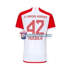 Camiseta 1ª Bayern de Múnich Jamal Musiala 42 Hombre 2023-2024 Manga Corta