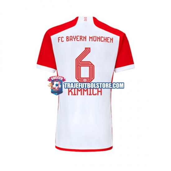 Camiseta 1ª Bayern de Múnich Joshua Kimmich 6 Hombre 2023-2024 Manga Corta