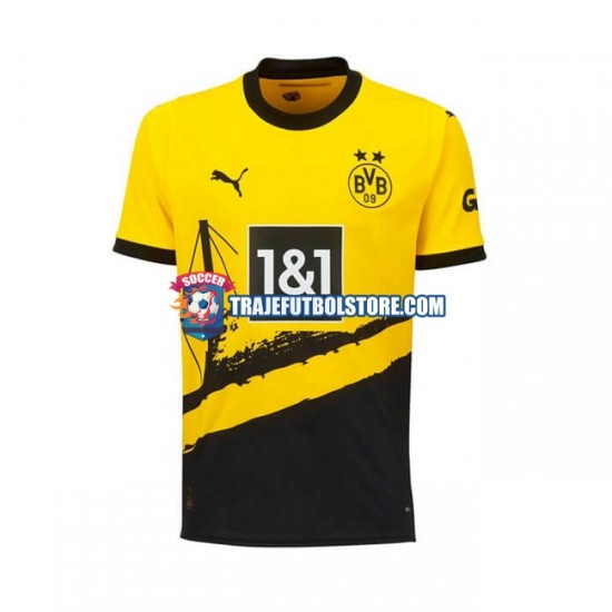 Camiseta 1ª Borussia Dortmund Hombre 2023-2024 Manga Corta