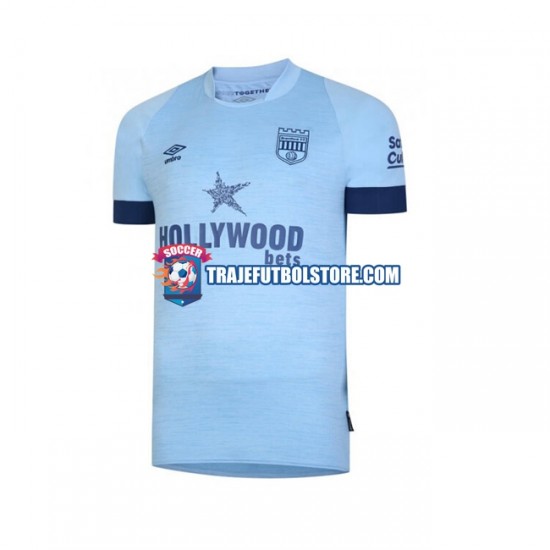 Camiseta 2ª Brentford Hombre 2023-2024 Manga Corta