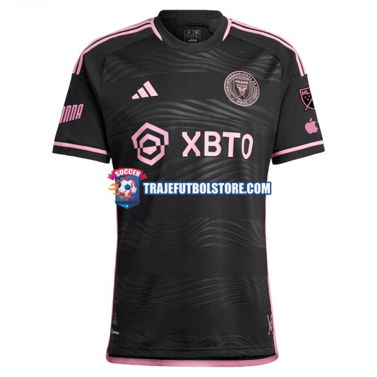 Camiseta 2ª Inter Miami Hombre 2023 Manga Corta