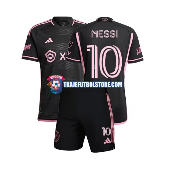 Camiseta 2ª Inter Miami Lionel Messi 10 Niño 2023 Manga Corta