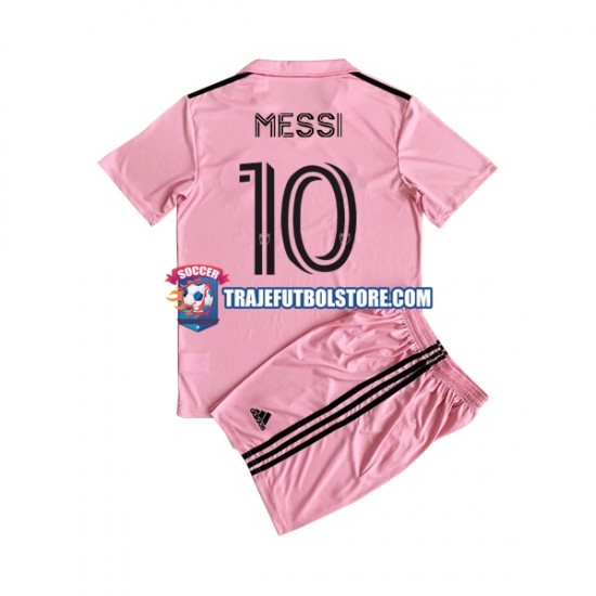 Camiseta 1ª Inter Miami Lionel Messi 10 Niño 2023 Manga Corta