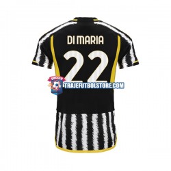 Camiseta 1ª Juventus Angel Di Maria 22 Hombre 2023-2024 Manga Corta