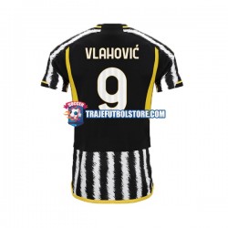 Camiseta 1ª Estados Unidos Juventus Dn Vlahovic 9 Hombre 2023-2024 Manga Corta