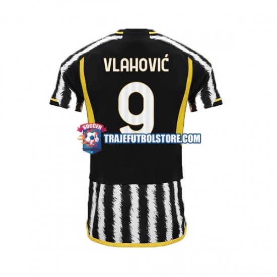 Camiseta 1ª Estados Unidos Juventus Dn Vlahovic 9 Hombre 2023-2024 Manga Corta