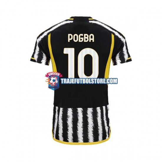 Camiseta 1ª Juventus Paul Pogba 10 Hombre 2023-2024 Manga Corta