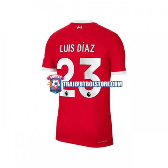 Camiseta 1ª Liverpool Luis Diaz 23 Hombre 2023-2024 Manga Corta