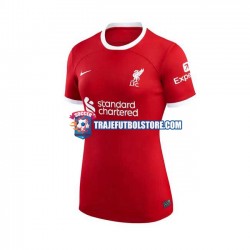Camiseta 1ª Liverpool Mujer 2023-2024 Manga Corta