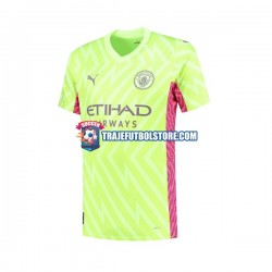 Camiseta 3ª Manchester City Portero Hombre 2023-2024 Manga Corta