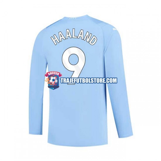 Camiseta 1ª Manchester City Haaland 9 Hombre 2023-2024 ML