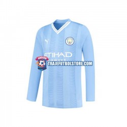 Camiseta 1ª Manchester City Hombre 2023-2024 ML