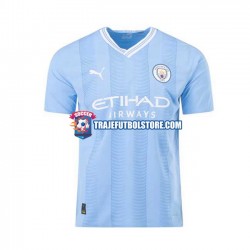 Camiseta 1ª Manchester City Hombre 2023-2024 Manga Corta