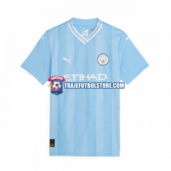 Camiseta 1ª Manchester City Mujer 2023-2024 Manga Corta