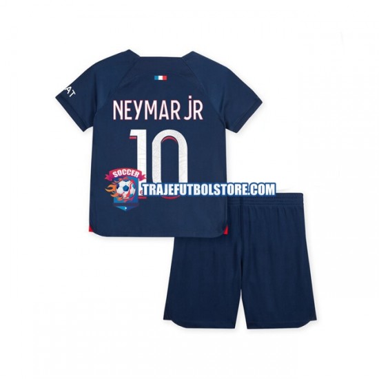 Camiseta 1ª Paris Saint-Germain Neymar Jr 10 Niño 2023-2024 Manga Corta