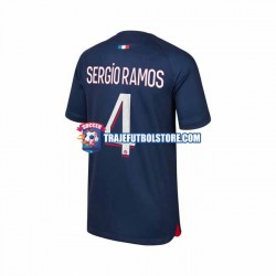 Camiseta 1ª Paris Saint-Germain Sergio Ramos 4 Hombre 2023-2024 Manga Corta