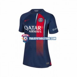 Camiseta 1ª Paris Saint-Germain Mujer 2023-2024 Manga Corta