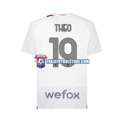 Camiseta 2ª AC Milan Theo 19 Hombre 2023-2024 Manga Corta