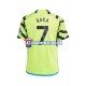 Camiseta 2ª Arsenal Saka 7 Hombre 2023-2024 Manga Corta