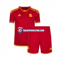 Camiseta 1ª AS Roma Niño 2023-2024 Manga Corta