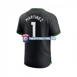 Camiseta 1ª Aston Villa Emiliano Martinez 1 Portero Hombre 2023-2024 Manga Corta