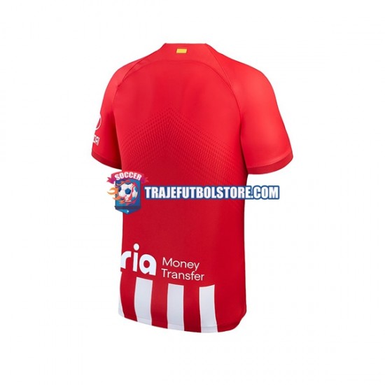 Camiseta 1ª Atlético Madrid Hombre 2023-2024 Manga Corta