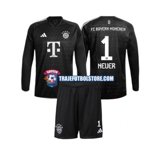 Camiseta 1ª Bayern de Múnich Manuel Neuer 1 Portero Niño 2023-2024 ML