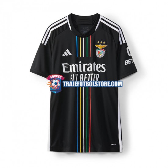 Camiseta 2ª Benfica Hombre 2023-2024 Manga Corta