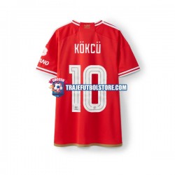 Camiseta 1ª Benfica Orkun Kokcu 10 Hombre 2023-2024 Manga Corta