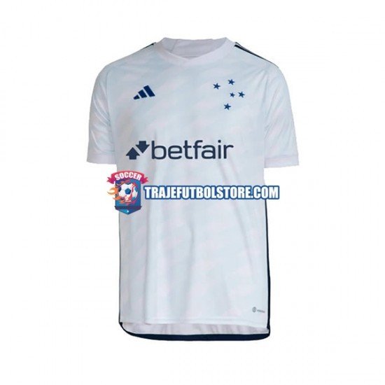Camiseta 2ª Cruzeiro Hombre 2023 Manga Corta