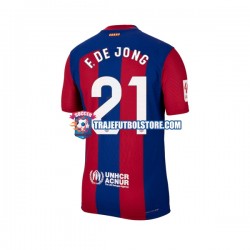 Camiseta 1ª FC Barcelona Frenkie de Jong 21 Hombre 2023-2024 Manga Corta