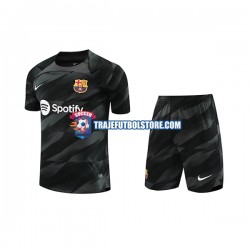 Camiseta 2ª FC Barcelona Portero Niño 2023-2024 Manga Corta