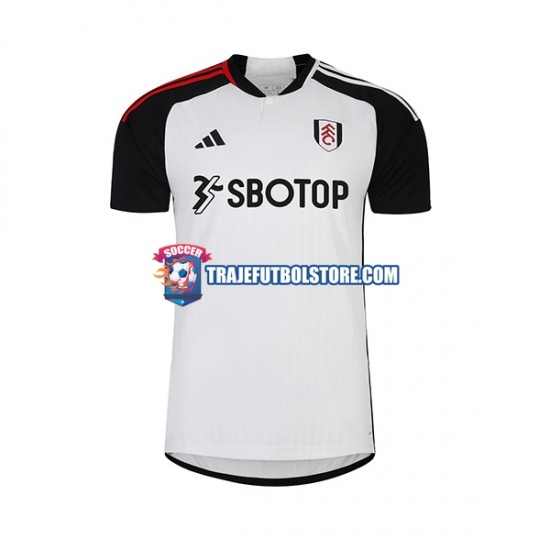 Camiseta 1ª Fulham Hombre 2023-2024 Manga Corta