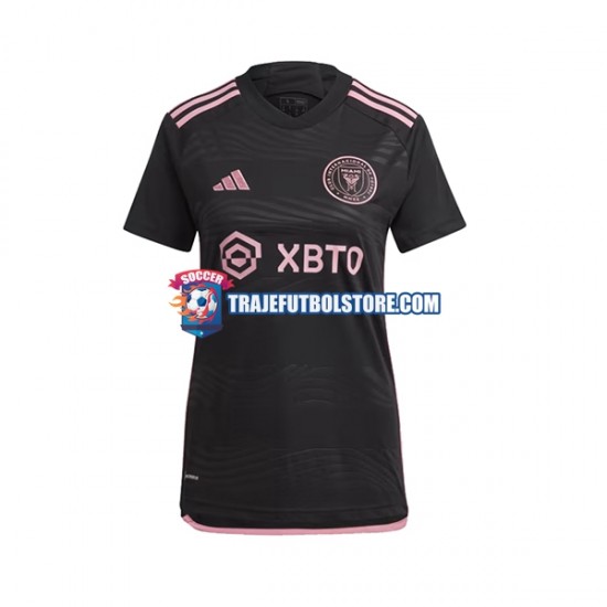 Camiseta 2ª Inter Miami Mujer 2023-2024 Manga Corta