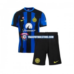 Camiseta 1ª Inter Milan Niño 2023-2024 Manga Corta