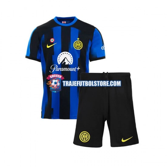 Camiseta 1ª Inter Milan Niño 2023-2024 Manga Corta
