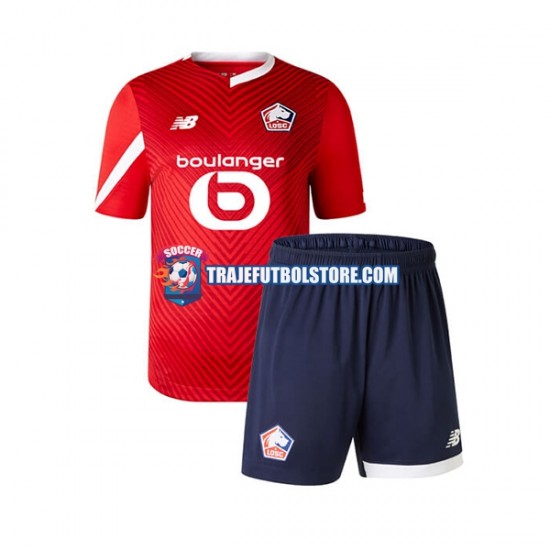 Camiseta 1ª LOSC Lille Niño 2023-2024 Manga Corta