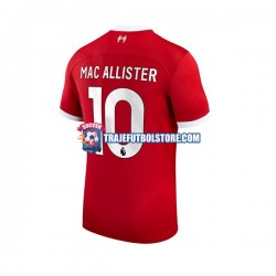 Camiseta 1ª Liverpool Alexis Mac Allister 10 Hombre 2023-2024 Manga Corta
