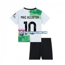 Camiseta 2ª Liverpool Alexis Mac Allister 10 Niño 2023-2024 Manga Corta