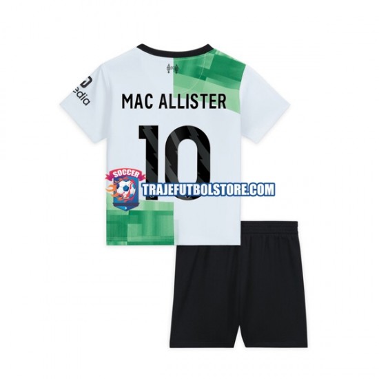 Camiseta 2ª Liverpool Alexis Mac Allister 10 Niño 2023-2024 Manga Corta