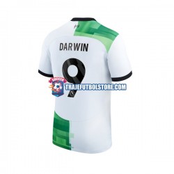 Camiseta 2ª Liverpool Darwin Nunez 9 Hombre 2023-2024 Manga Corta