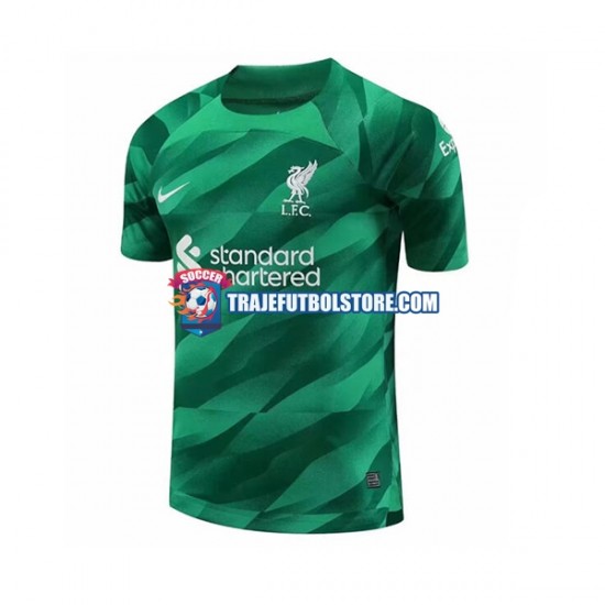 Camiseta 1ª Liverpool Portero Hombre 2023-2024 Manga Corta