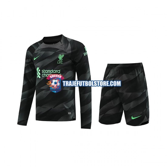Camiseta 2ª Liverpool Portero Niño 2023-2024 ML